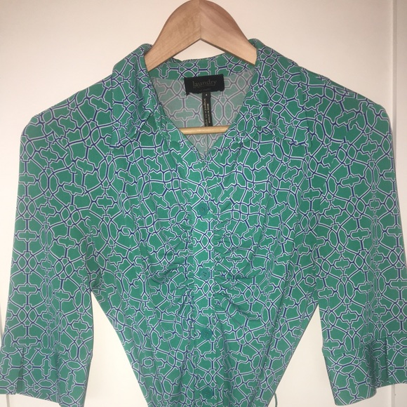 Belted print dress - Picture 2 of 3